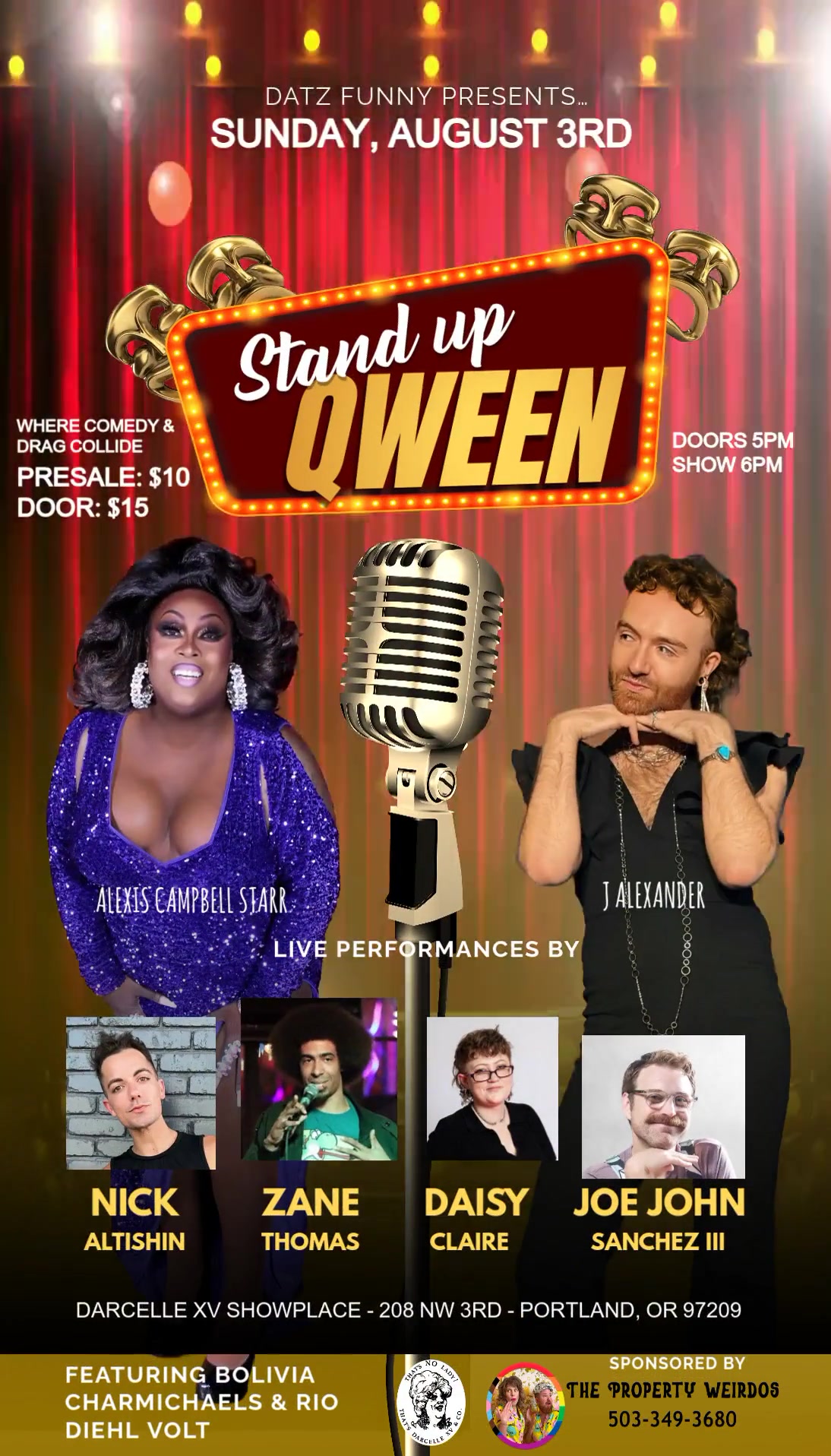Stand Up Qween Comedy show